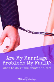 What to do if you caused your marriage problems