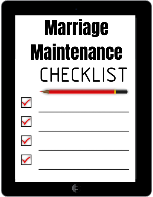 Marriage Maintenance Checklist Cover