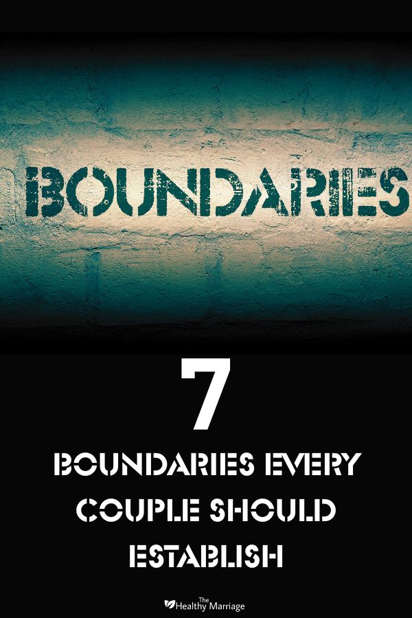 7 Types of Boundaries In Marriage Pinterest